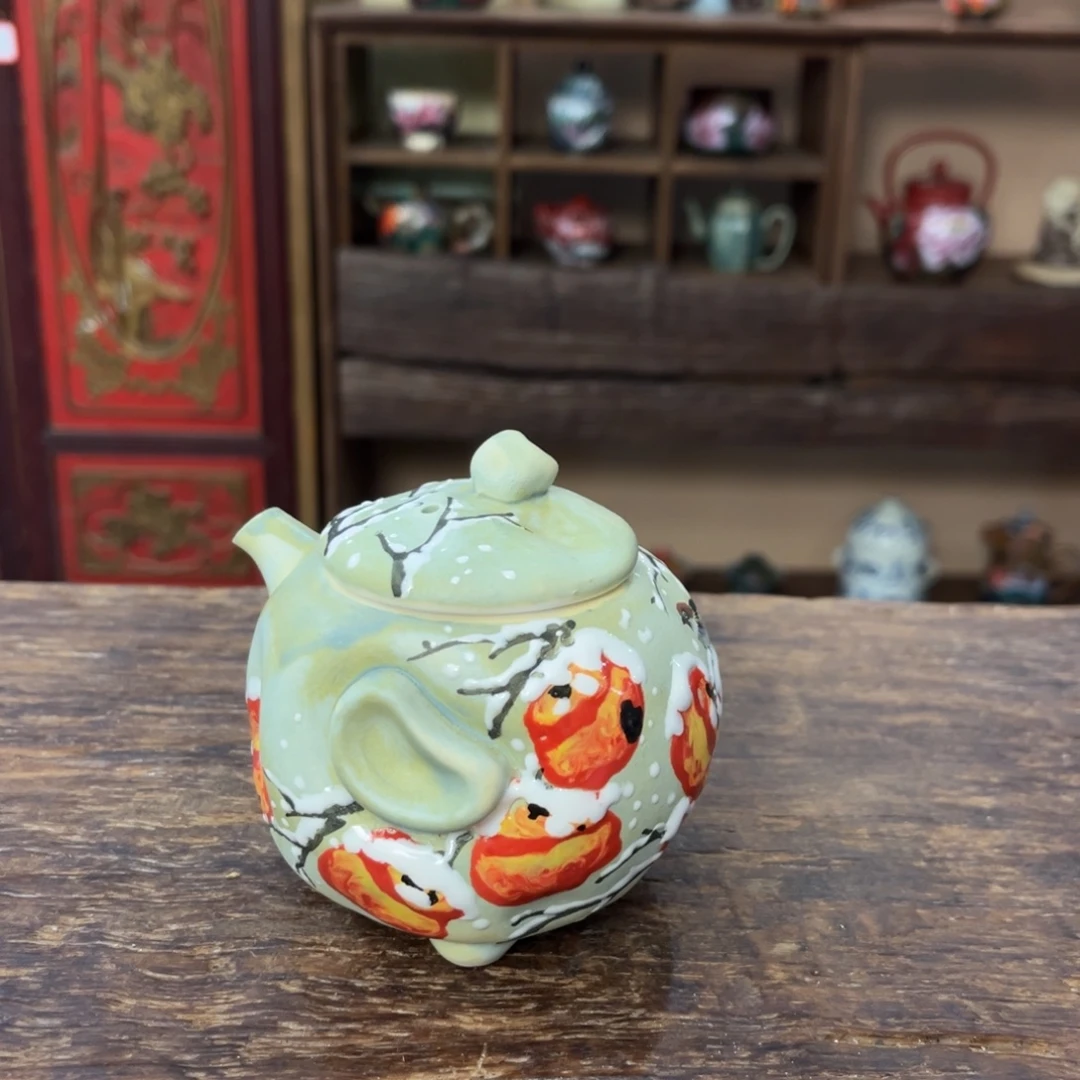 柴烧手工手绘陶瓷