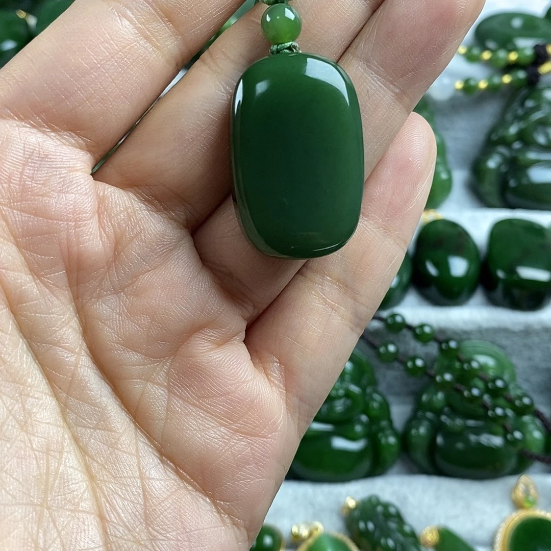 和田玉（碧玉）未镶嵌颈饰