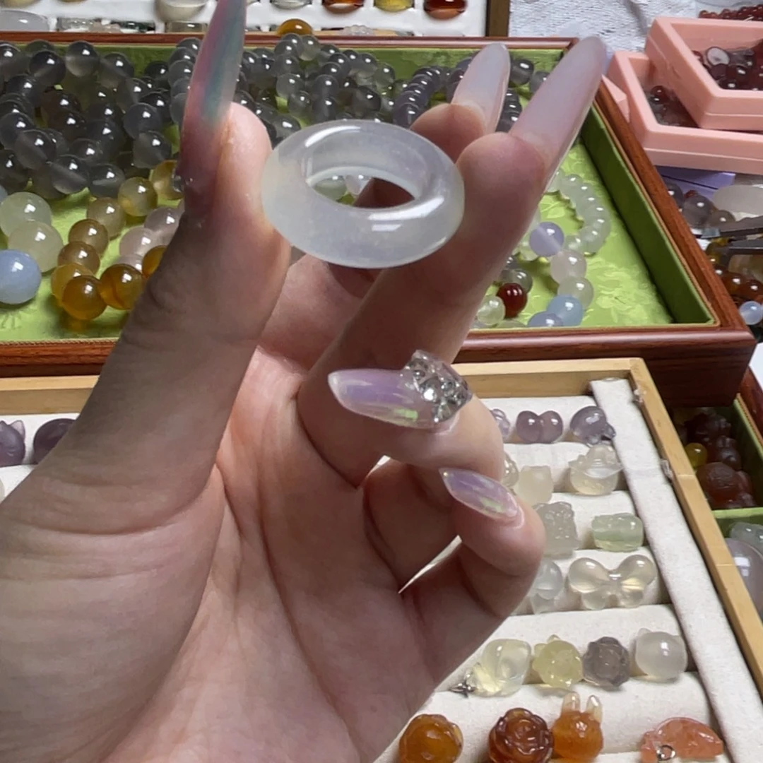 玛瑙/玉髓合金戒圈