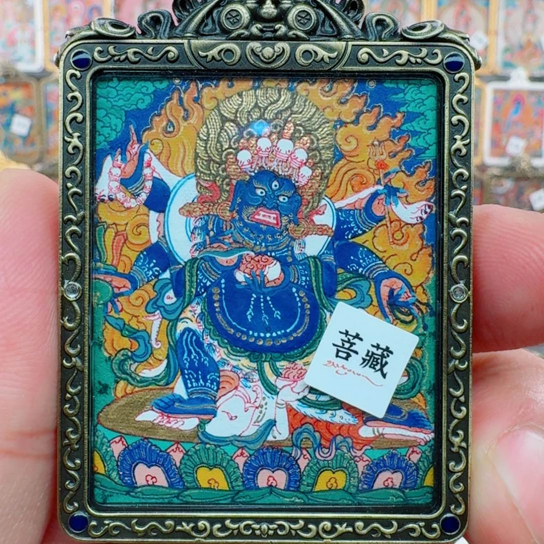 0***：吊坠钦则大黑天 让杰