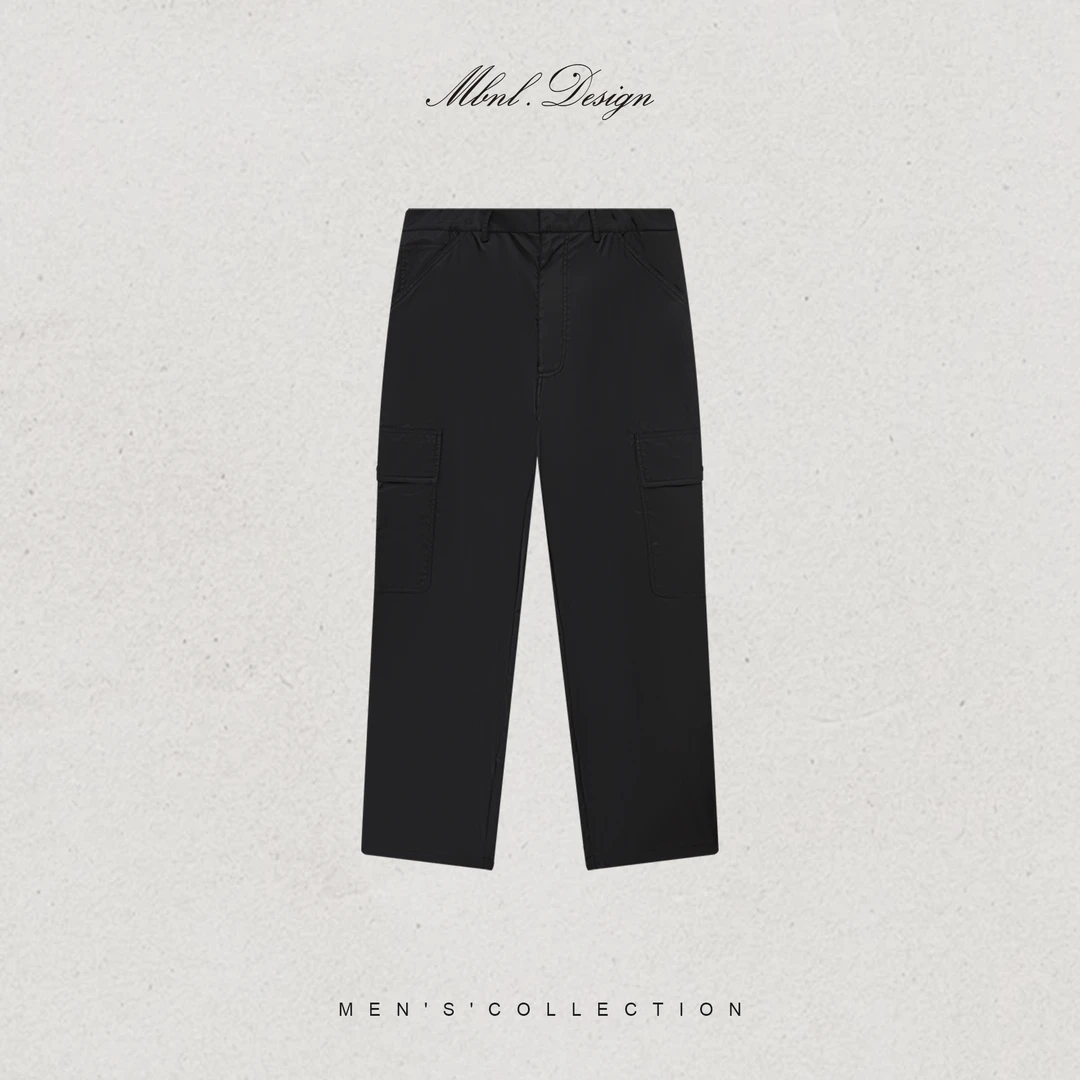 MBNL-F「极简工装」秦磊男装轻薄大口袋阔腿休闲长裤LL-SKZ2009