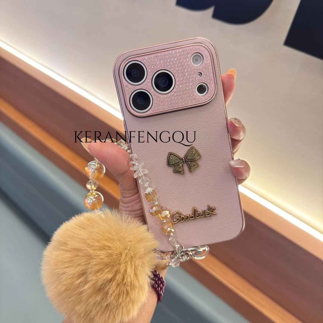 新款钻石大视窗防摔手机壳适用于苹果17promax/16潮牌/15高级款式