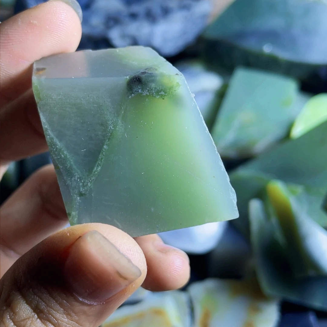 和田玉珠宝半成品未镶嵌