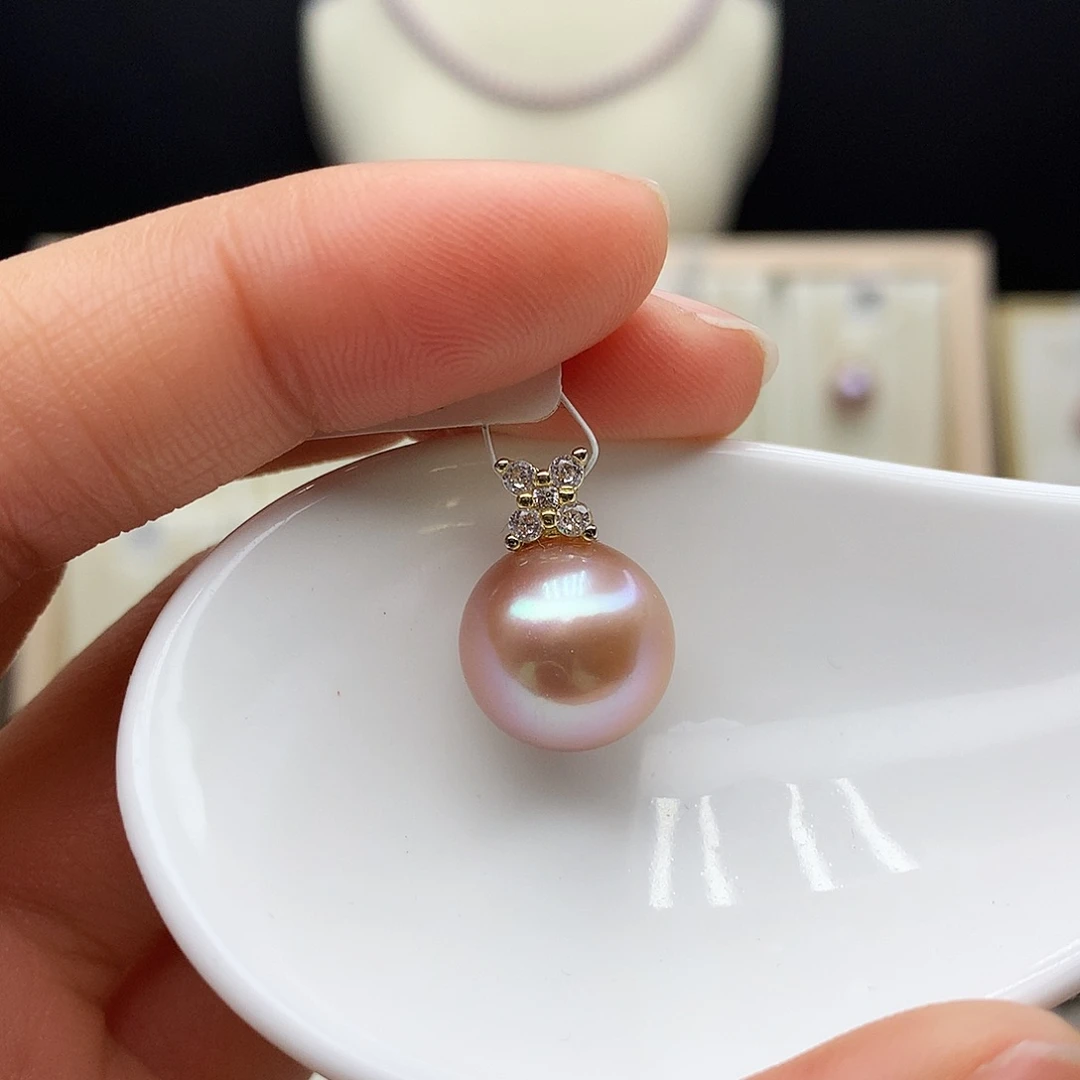 合金淡水珍珠颈饰