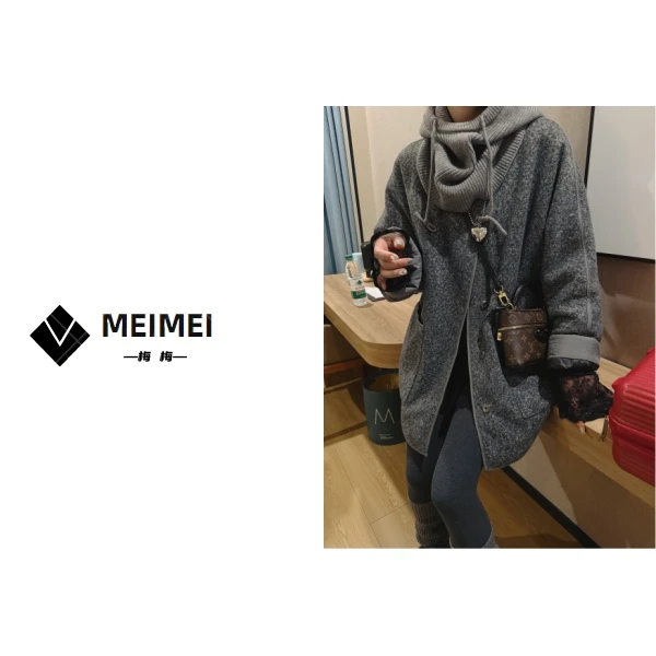 XMM.《帽兜羽绒服 》春冬新款休闲时尚百搭帽兜小众羽绒服-8116