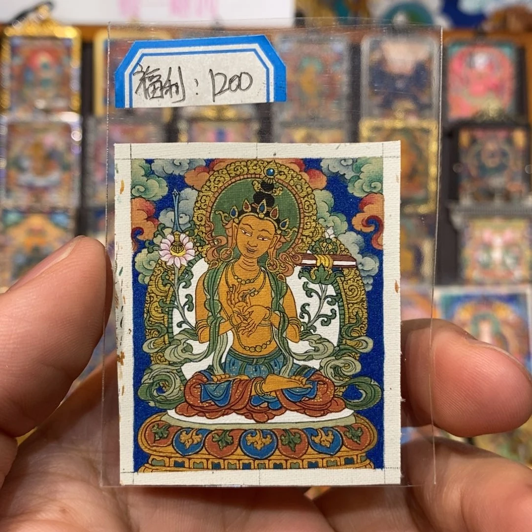 吊坠开播特惠文殊唐卡