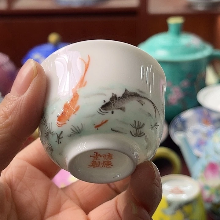 摆件景德镇陶瓷老厂瓷56