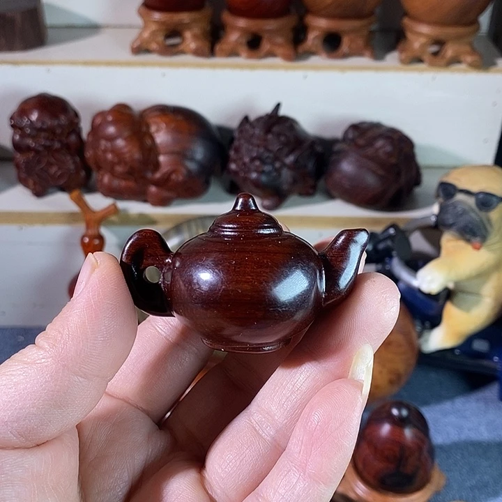 非洲紫檀（红花梨）把把壶