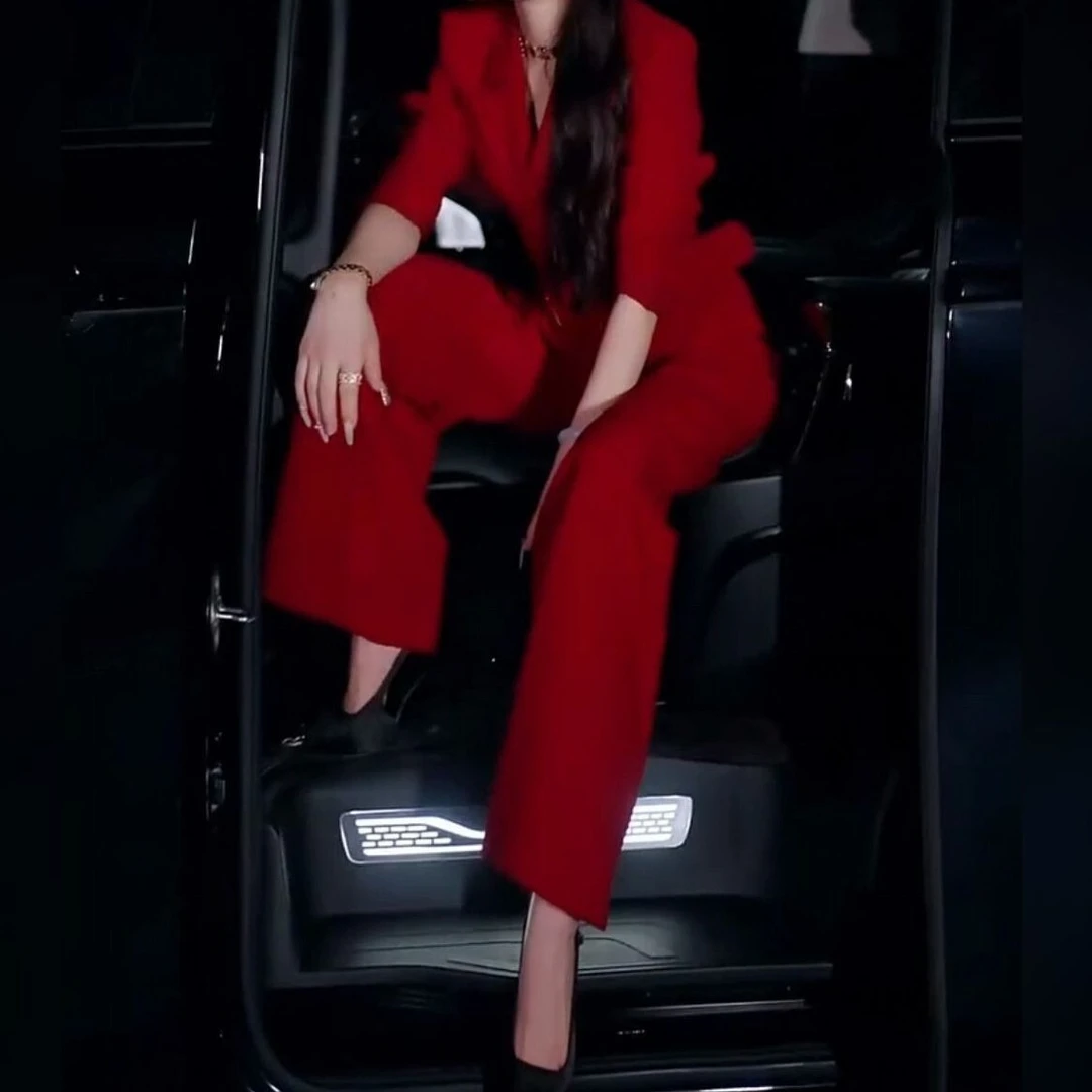 92优雅时尚气质高级礼服收腰显瘦遮肚连体衣秋季新款拼接连体裤