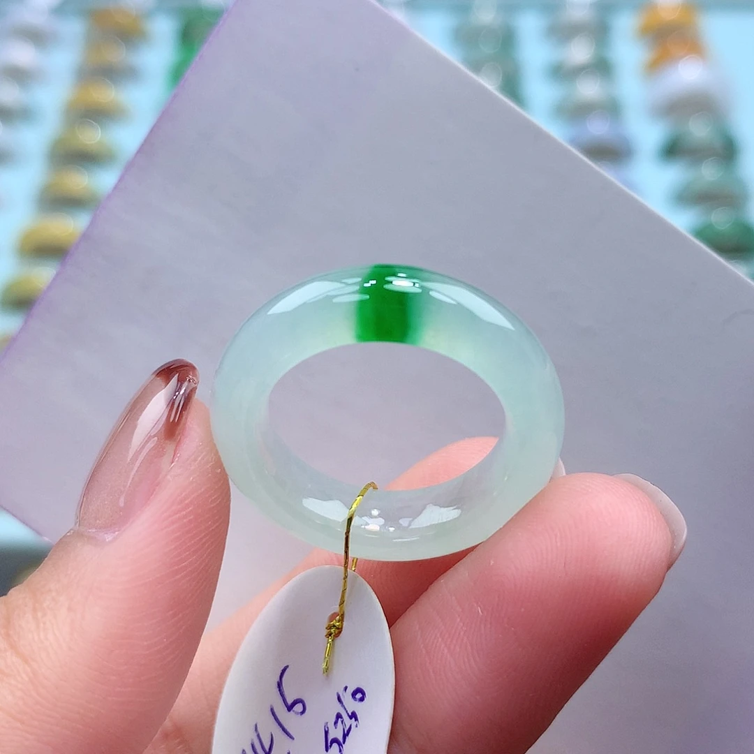 未镶嵌戒指翡翠1415圈