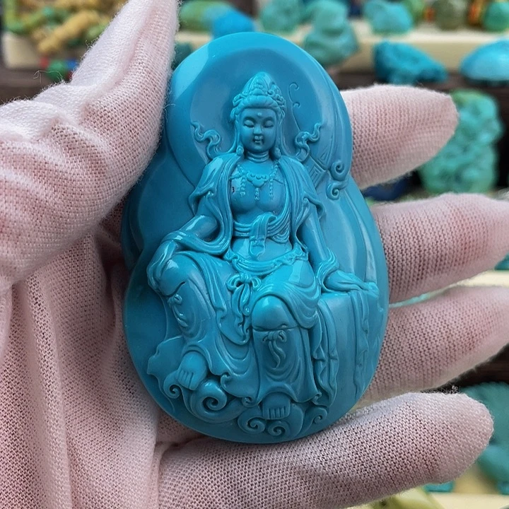 追***年绿松石未镶嵌原矿