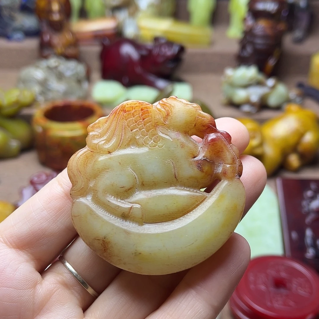白玉菩提吊坠05。。