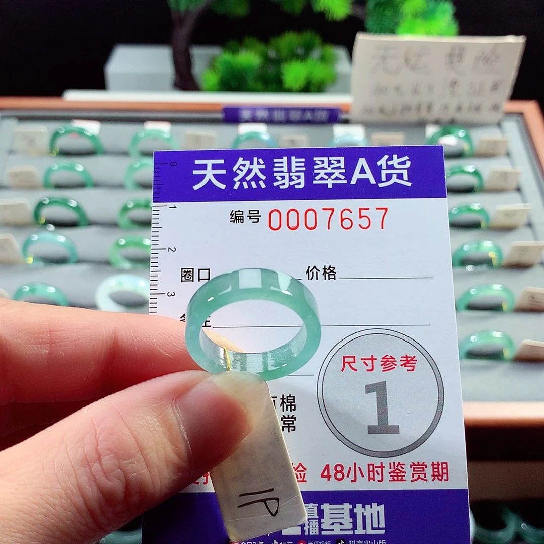 翡翠戒指未镶嵌19号