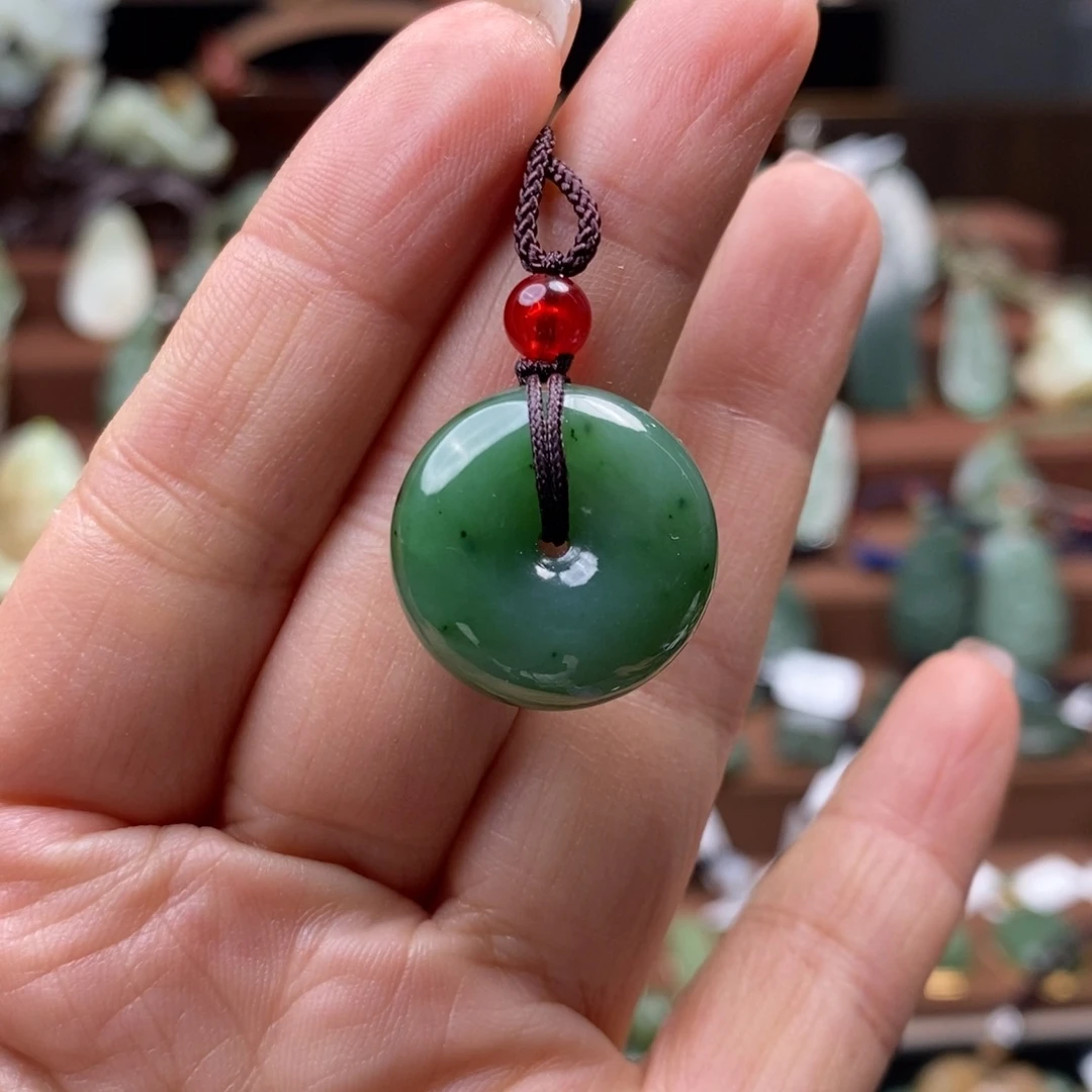 和田玉（碧玉）未镶嵌挂件