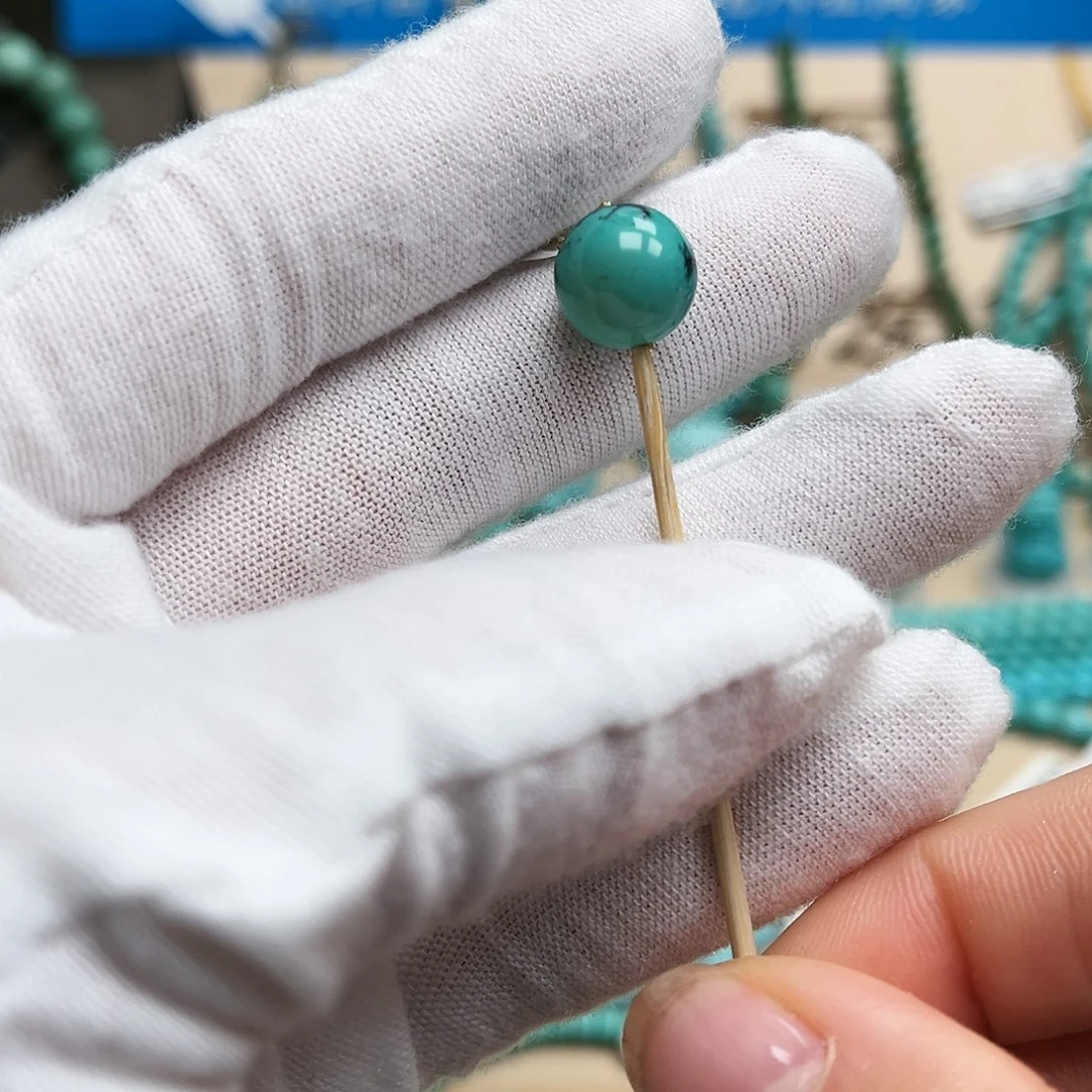 绿松石圆珠未镶嵌