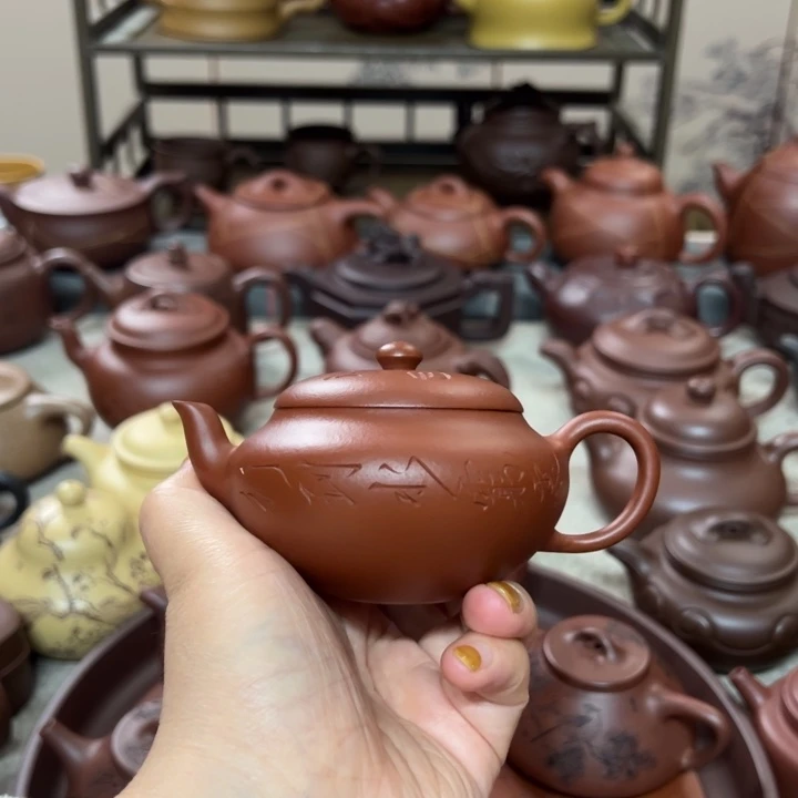 茶壶紫砂宜兴紫砂文化艺术 微瑕