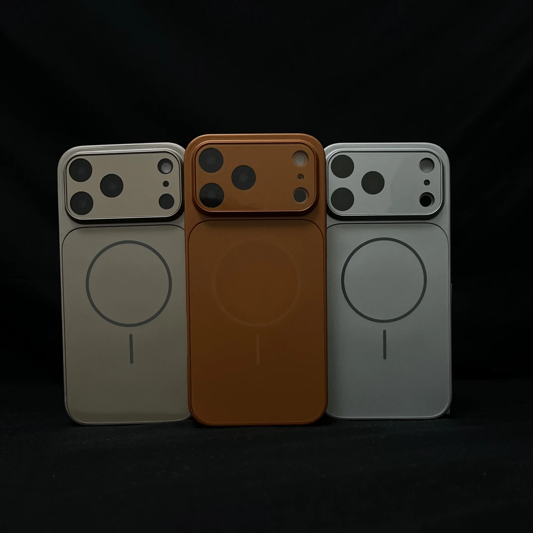 一体镜头适用iPhone17ProMax手机壳苹果简约超薄手感磁吸