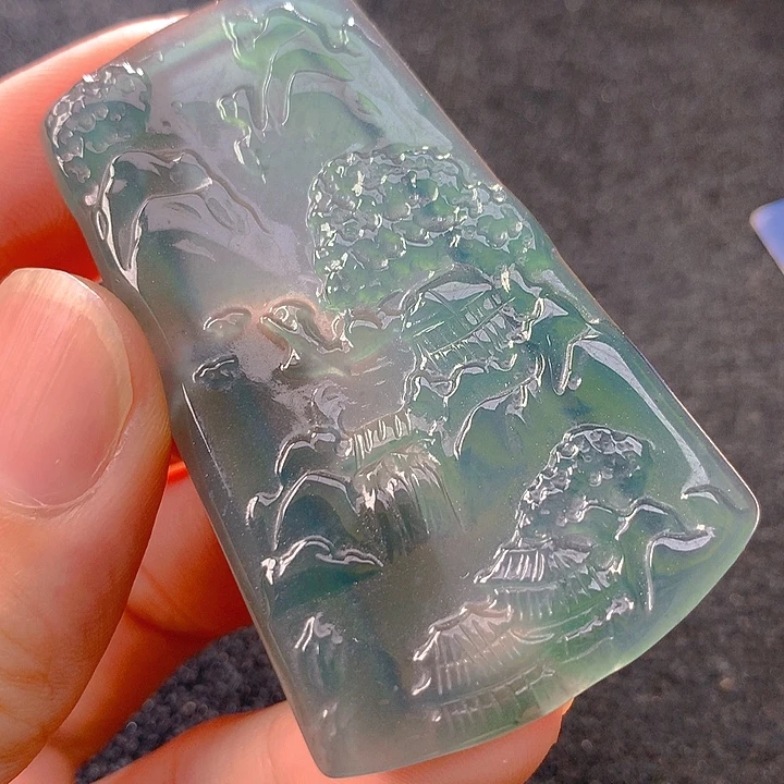 颈饰未镶嵌翡翠翡翠