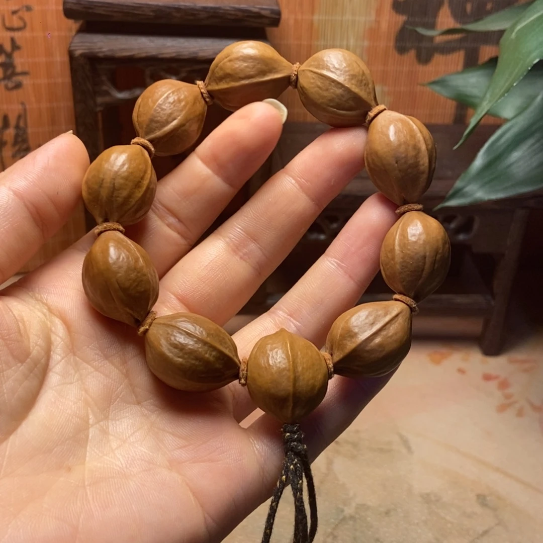 冥***王橄榄核手串/手链1926，梅林铁核