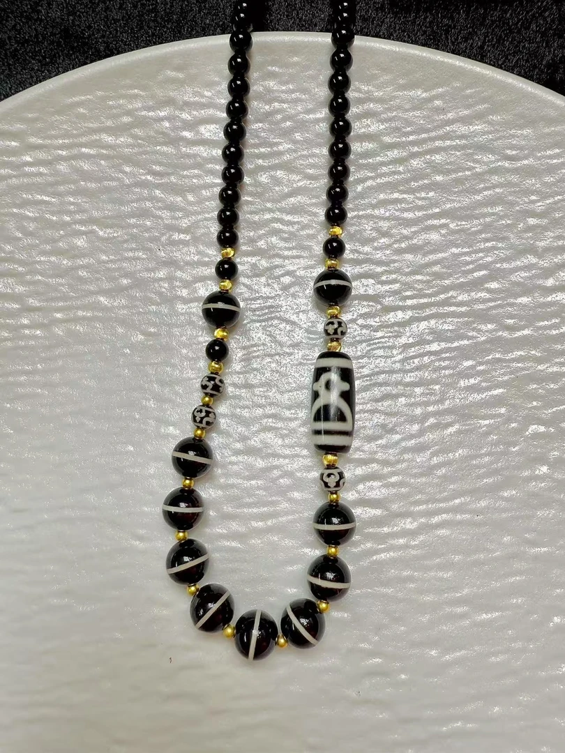 【灰姑娘原创】财神珠珠一线药师珠珠项链M3316