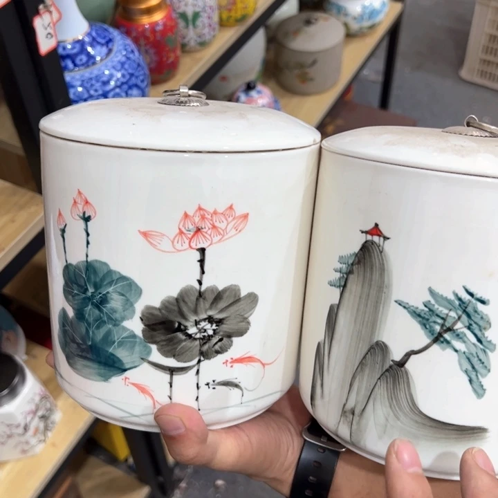 瑕疵福利品陶瓷茶叶罐