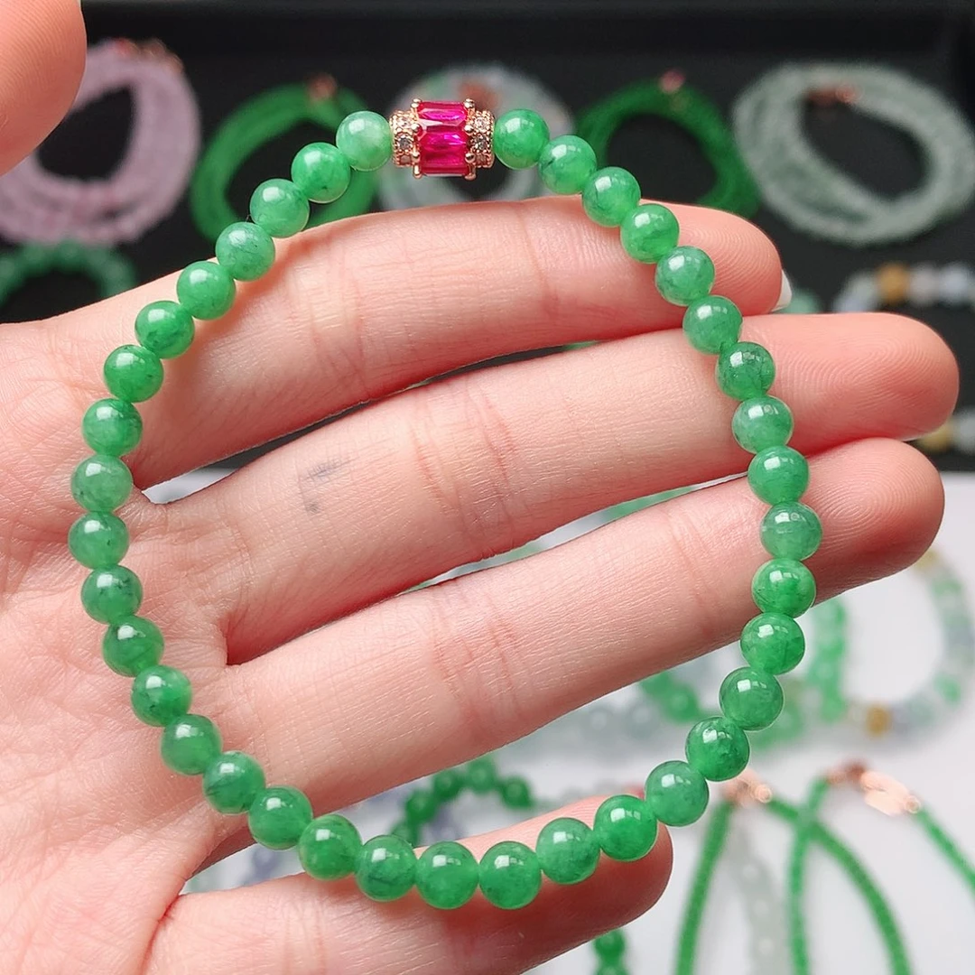 翡翠未镶嵌手链翡翠