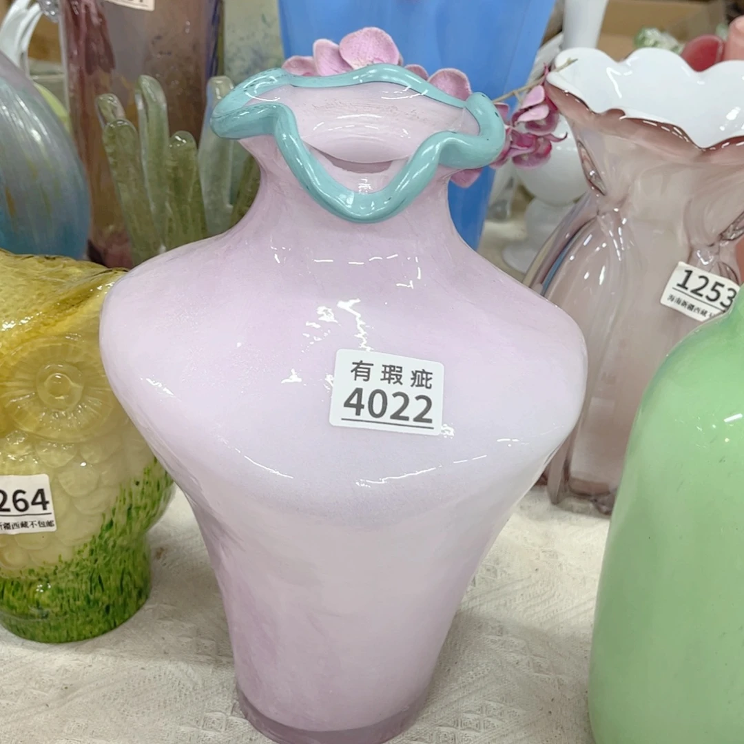 4022 家悦美居琉璃摆件瑕疵