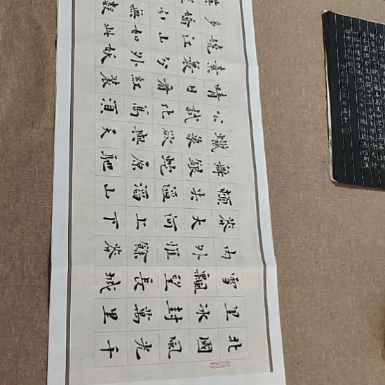书法《沁园春雪》庄盛华书法作品