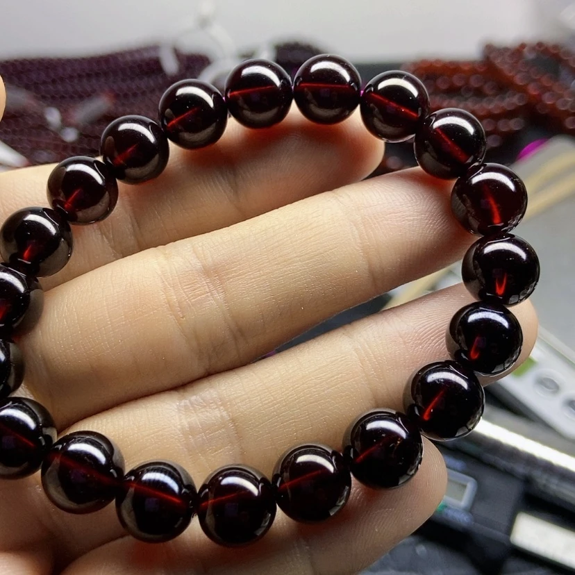 【闪购商品】石榴石手链未镶嵌10毫米