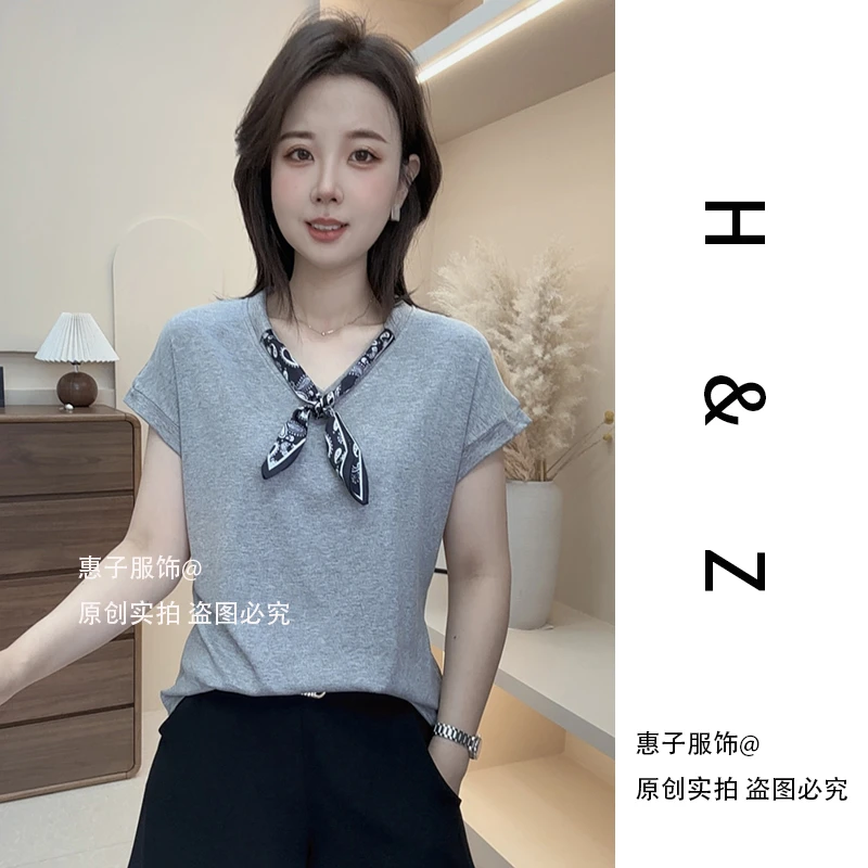 【惠子服饰】2025气质纯色夏季V领设计感时尚百搭无袖显瘦上衣女