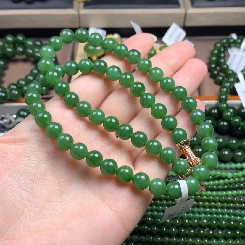 【闪购商品】和田玉（碧玉）颈饰未镶嵌8m