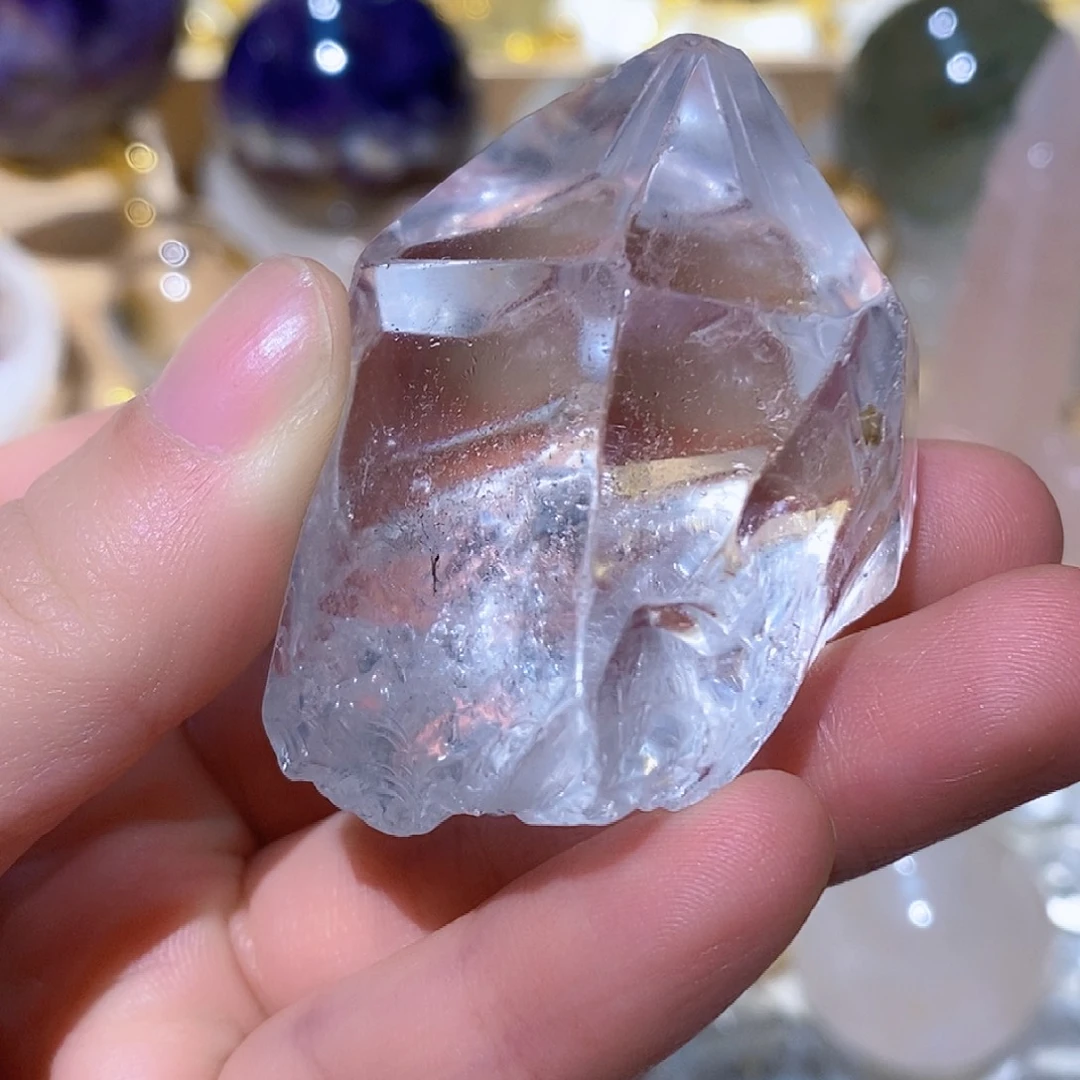 未镶嵌紫晶颈饰天然