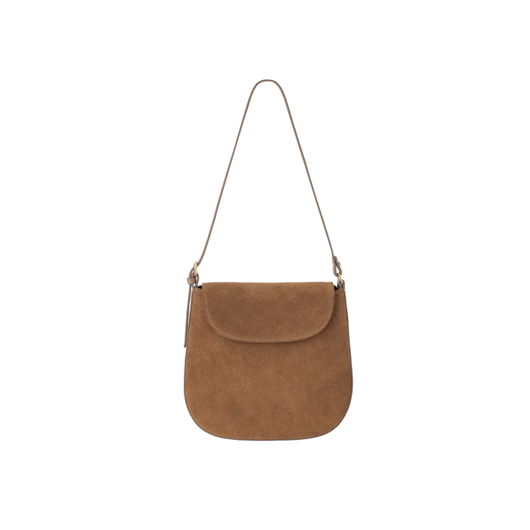 【粉丝回馈】小众设计复古美拉德牛皮马鞍包9450-C