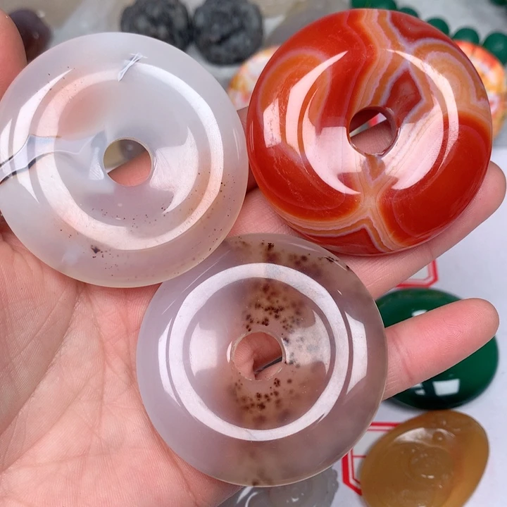 玛瑙/玉髓颈饰未镶嵌影*