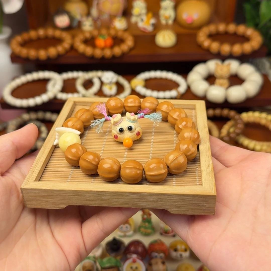 猴头核桃吊坠猴头鲨鱼背趴趴猫泡泡呱