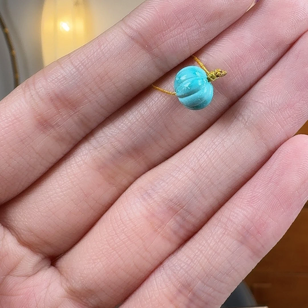 绿松石未镶嵌挂件