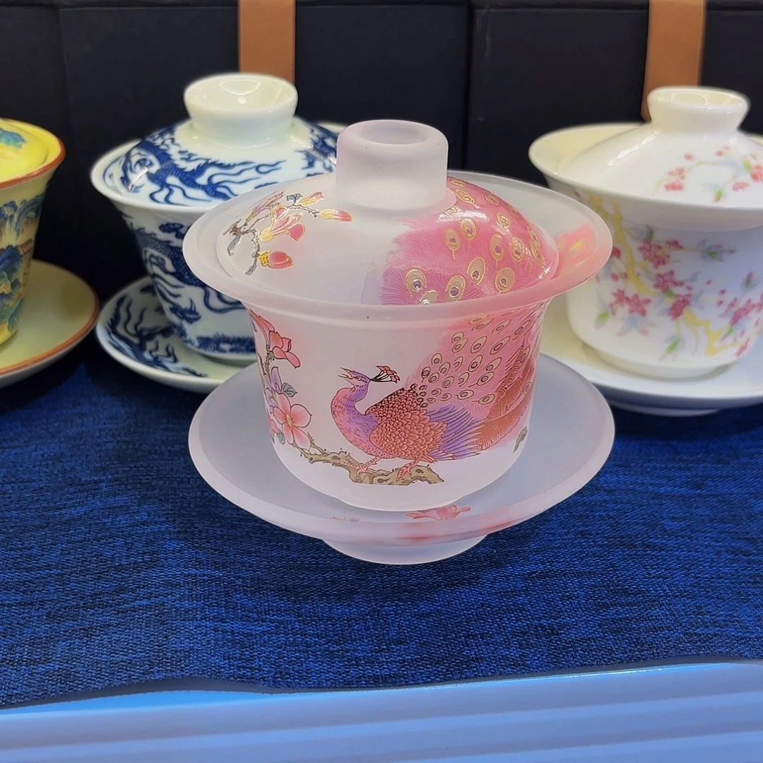 带杯子你家盖碗真好看！！！