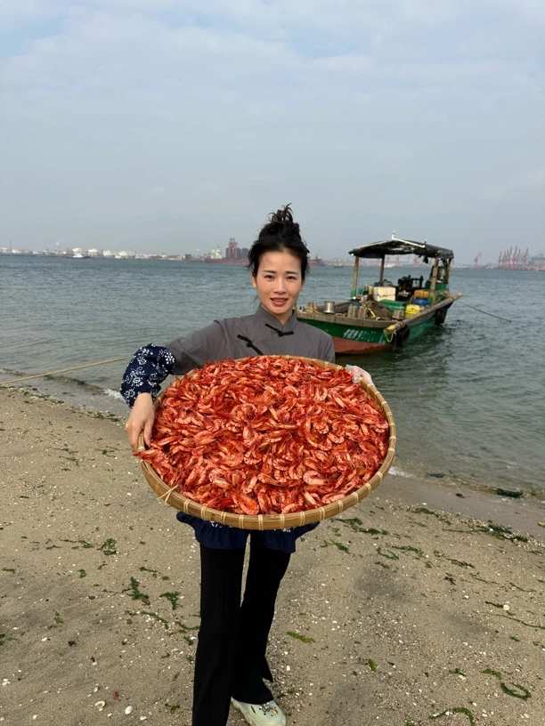 湛江斑节虾 活虾现烤