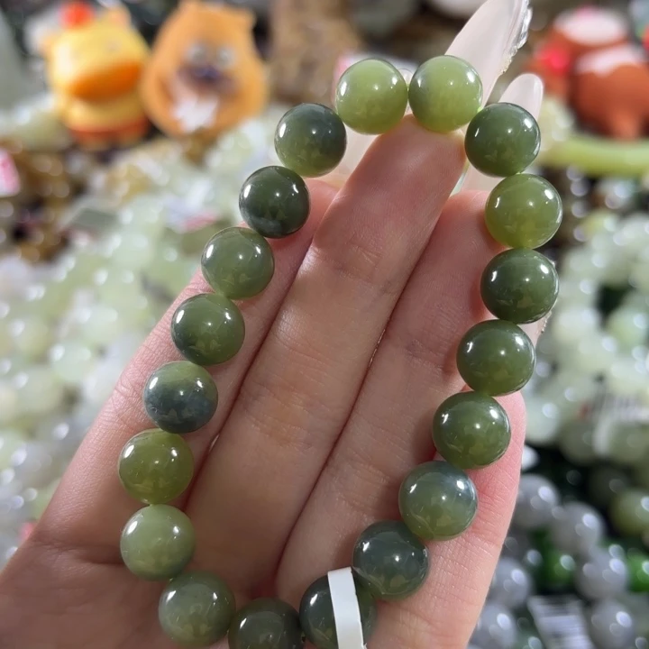 和田玉未镶嵌手链73