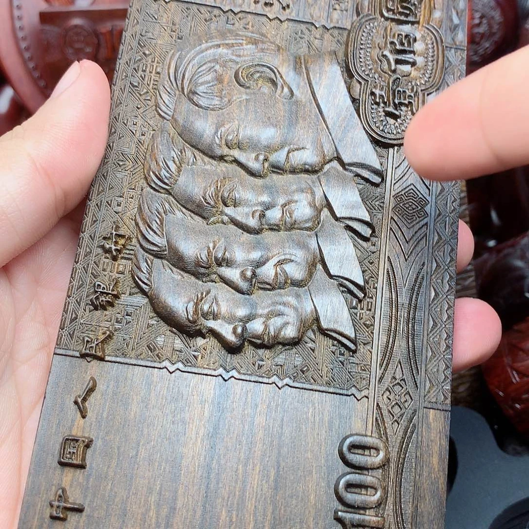 木大叔绿其老版摆件39