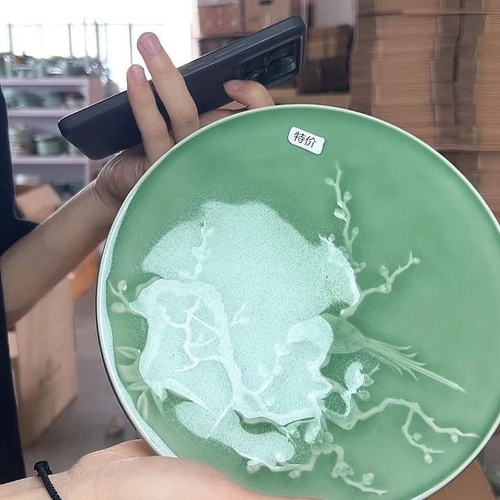 龙泉云间青瓷小米茶器