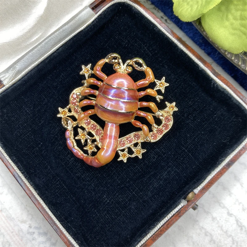 合金胸针 kriks folly天蝎星座星座2-22【2071226-006】