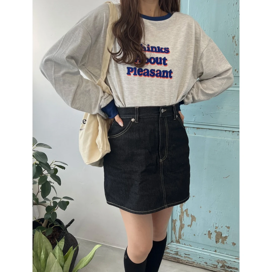 【MonTendre】春季新款 G 时尚洋气休闲复古感印花卫衣套头衫女装