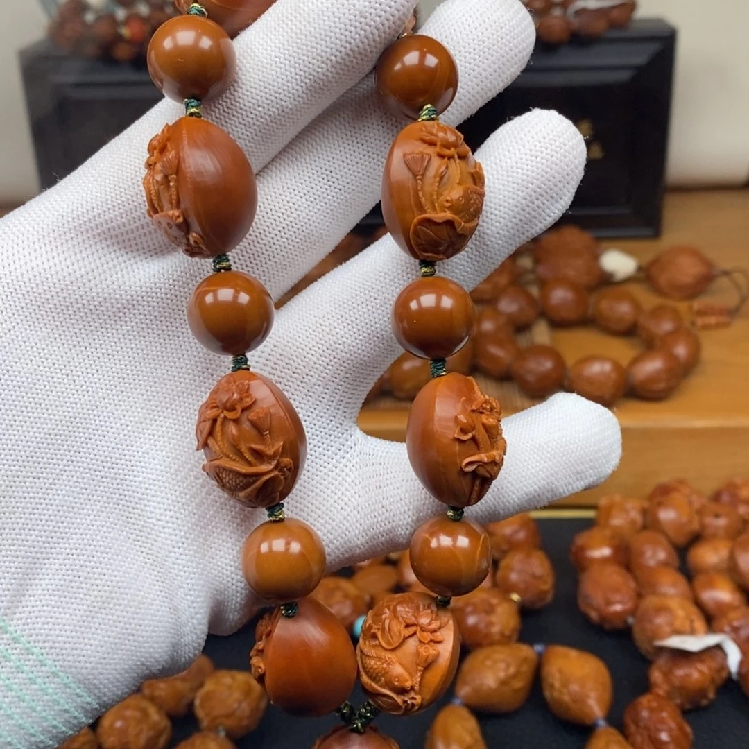 手串橄榄核许静健老师年年有余