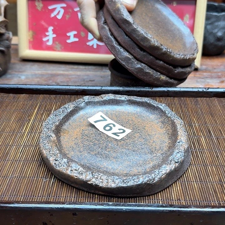 纯手工制作粗陶茶具