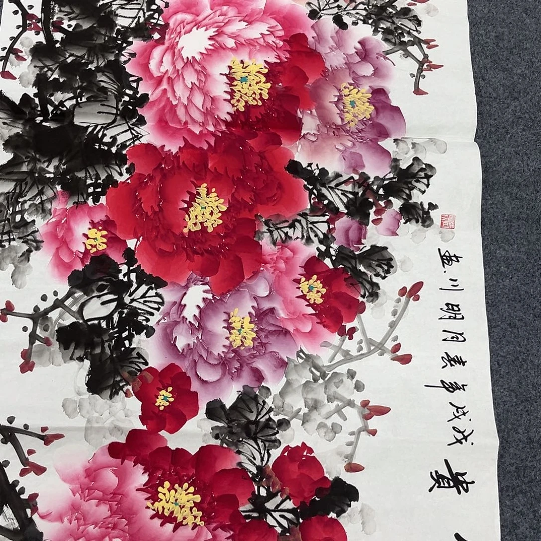 国画国画老师手绘作品