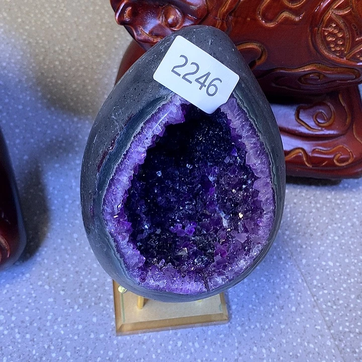 紫晶摆件未镶嵌宙****?摆件2246