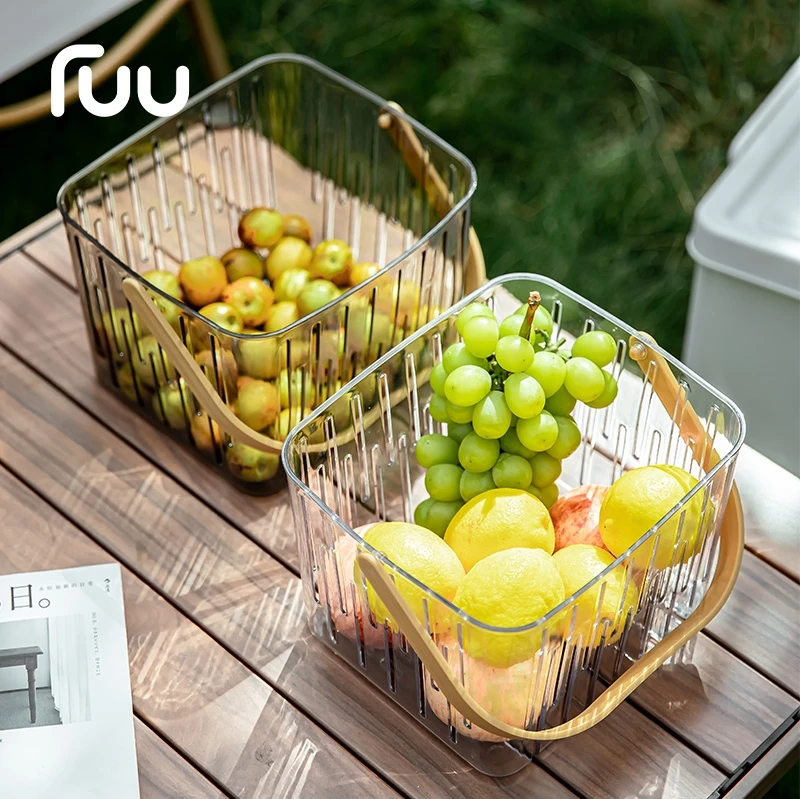 富日轻奢提手收纳篮1050（大）