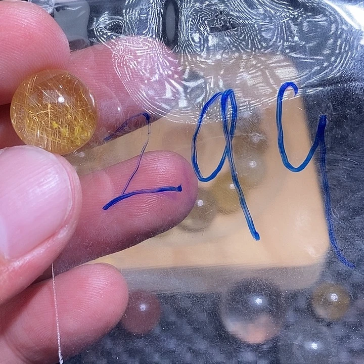粒***安未镶嵌手链发晶天然水晶手串