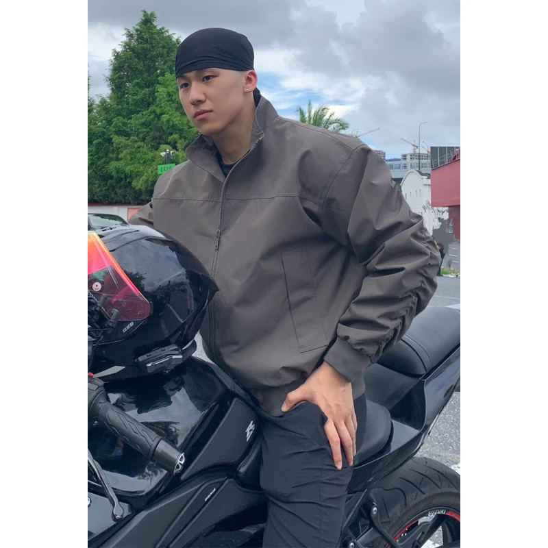 三防工装飞行夹克男春秋季立领户外棒球服外套短款工装冲锋衣上衣